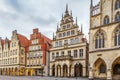 Prinzipalmarkt, Munster, Germany Royalty Free Stock Photo