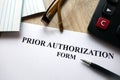 Prior authorization form