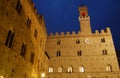 Priori palace front in Volterra, Tuscany Royalty Free Stock Photo