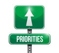 Priorities illustration design