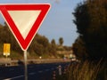 Priority Road Sign Royalty Free Stock Photo