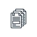 priority vector icon. priority editable stroke. priority linear symbol for use on web and mobile apps, logo, print media. Thin
