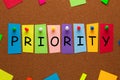 Priority Word Concept Royalty Free Stock Photo