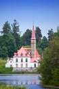 Priory Palace in Gatchina, Russia (built in 1799) Royalty Free Stock Photo