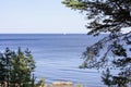 Priozersk. View of Lake Ladoga. Royalty Free Stock Photo