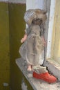 Doll in School in Ghost City of Pripyat exclusion Zone of Chernobyl