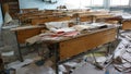 Pripyat Classroom Royalty Free Stock Photo