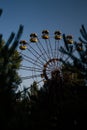 Pripyat Ferris wheel amusement park Chernobyl Exclusion zone Royalty Free Stock Photo