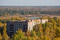 Pripyat ghost town, Chernobyl Exclusion Zone. Nuclear, abandoned. Royalty Free Stock Photo