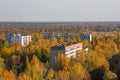 Pripyat ghost town, Chernobyl Exclusion Zone. Nuclear, abandoned. Royalty Free Stock Photo