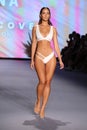 Priscilla Ricart walks the runway as Oh Polly Launch New Swimwear Brand Neena Swim