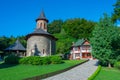 Prislop monastery in Romania during a sunny day Royalty Free Stock Photo