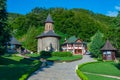 Prislop monastery in Romania during a sunny day Royalty Free Stock Photo