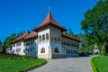 Prislop monastery in Romania during a sunny day Royalty Free Stock Photo