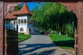 Prislop monastery in Romania during a sunny day Royalty Free Stock Photo