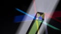 Prism dispersing colorful lights . High quality and resolution beautiful photo concept