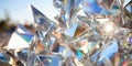 a prism or reflective surface in front of the lens