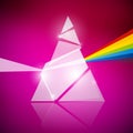 Prism Spectrum Illustration Royalty Free Stock Photo