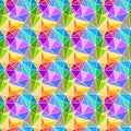 Prism triangles geometric background