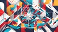 Prismatic Geometrics Dynamic Vector Art
