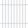 Prison bars. Vector illustration. Royalty Free Stock Photo