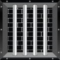 Prison bars vector illustration Royalty Free Stock Photo