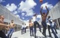 Prison basket ball game