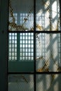 Prison: broken glass steel windows v