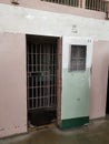 Prison cell number 11 in the Alcatraz complex, Alcatraz Island, California, USA Royalty Free Stock Photo