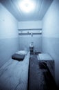 Prison cell at Alcatraz Island Royalty Free Stock Photo