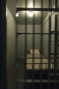 Prison Cell With Bed In It Royalty Free Stock Photo