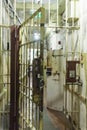 Prison cell corridor KGB building Riga Royalty Free Stock Photo