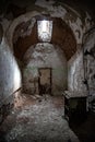 Prison cell in disrepair Royalty Free Stock Photo