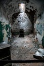 Prison cell in disrepair Royalty Free Stock Photo