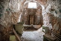 Prison cell in disrepair Royalty Free Stock Photo