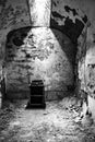 Prison cell in disrepair Royalty Free Stock Photo