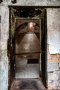 Prison cell in disrepair Royalty Free Stock Photo