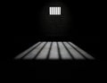 Prison cell, inside a prison cell Royalty Free Stock Photo