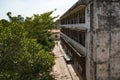 Prison Cell of S21 the notorious torture prison by the khmer rouge at Phnom Penh on Cambodia