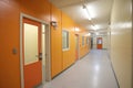 prison cells replacing classrooms in a school building