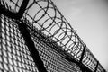 Prison Fence Royalty Free Stock Photo