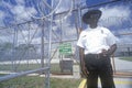 Prison Guard at Dade County Correctional Facility, FL Royalty Free Stock Photo