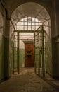 Prison hallway Royalty Free Stock Photo