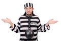 Prison inmate Royalty Free Stock Photo