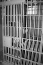 Prison jail cell locked bars Royalty Free Stock Photo