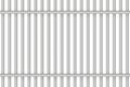 Prison metal bars or rods isolated on white background Royalty Free Stock Photo