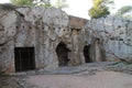 Prison of Philosopher Socrates on Filopappou hill, Athens