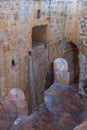 Prison at the Spanish fortress in croatian Hvar Royalty Free Stock Photo