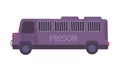 Prison Truck Flat Composition