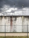 Prison wall Royalty Free Stock Photo